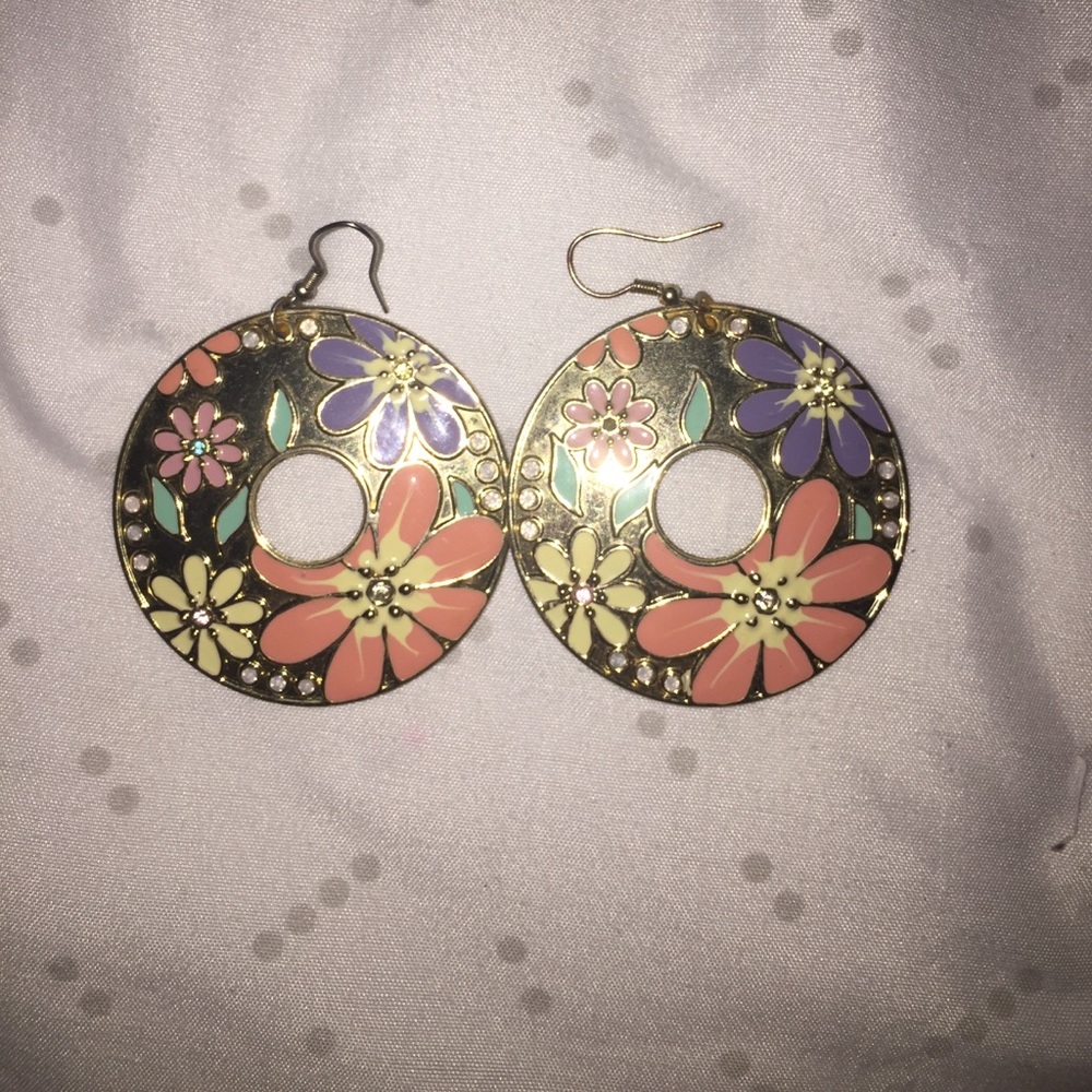 brand new hoop circle earrings