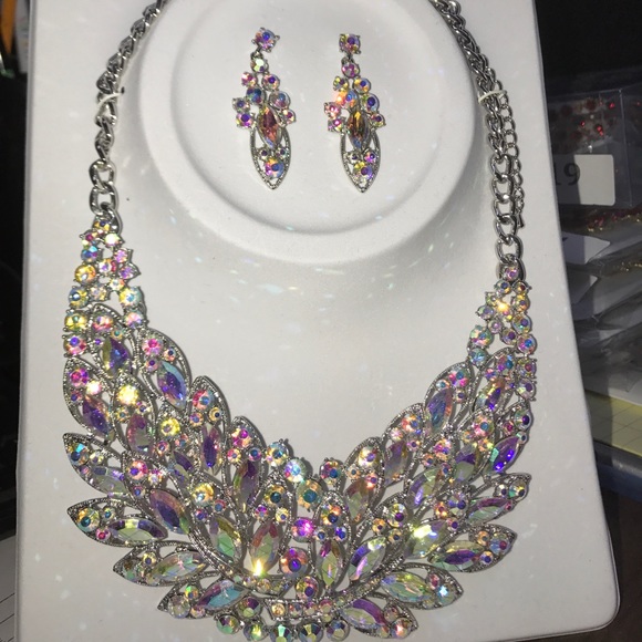 Necklace and earrings set j239 - Picture 1 of 1
