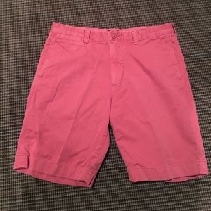 Salmon J. Crew shorts. Waist size 33
