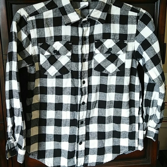 Gymboree Flannel Shirt Size 7/8 - Picture 2 of 3