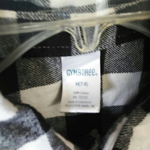 Gymboree Flannel Shirt Size 7/8 - Picture 3 of 3