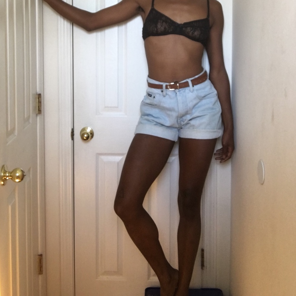 High-Waisted Guess Denim Shorts