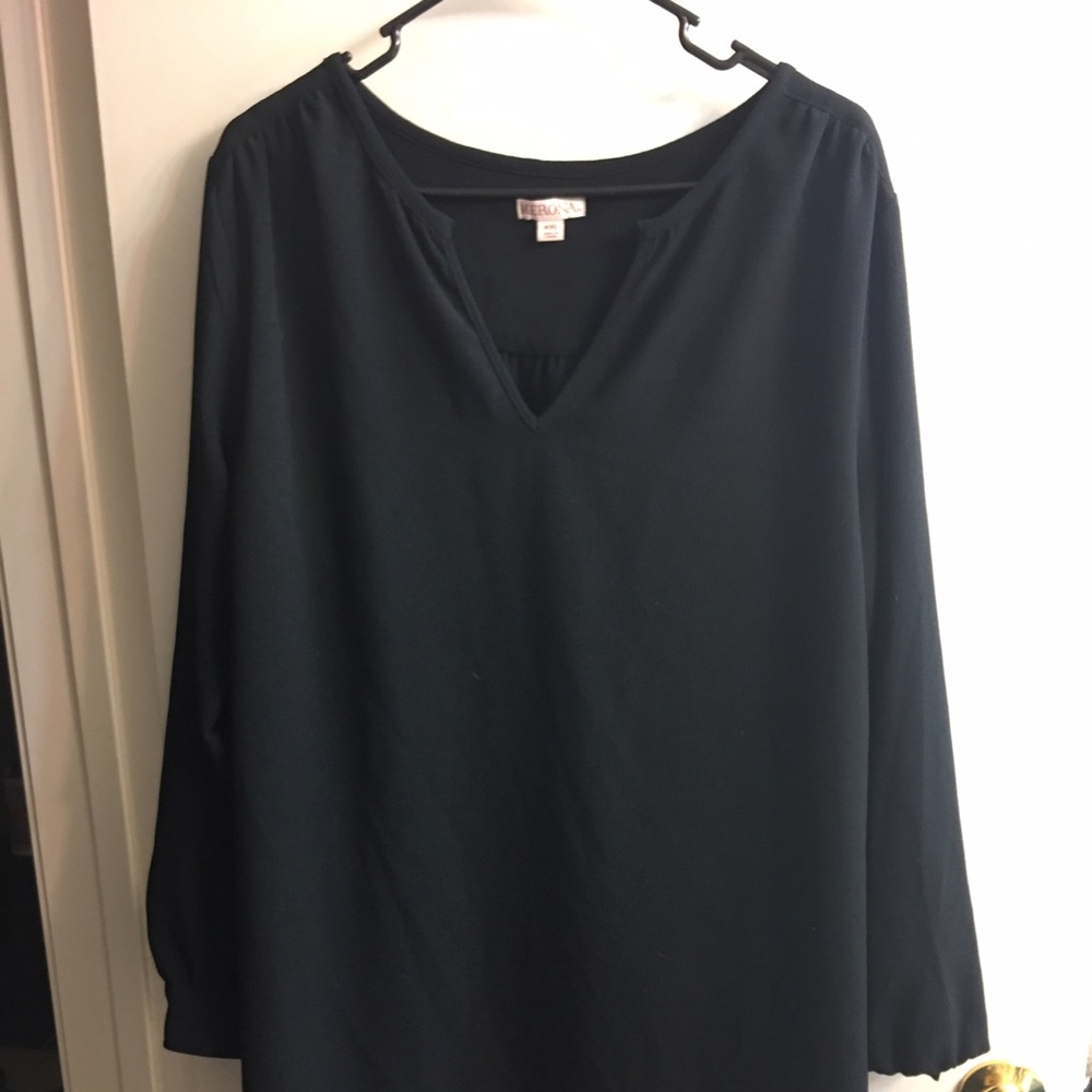 Merona Size 2x  black above the knee length dress