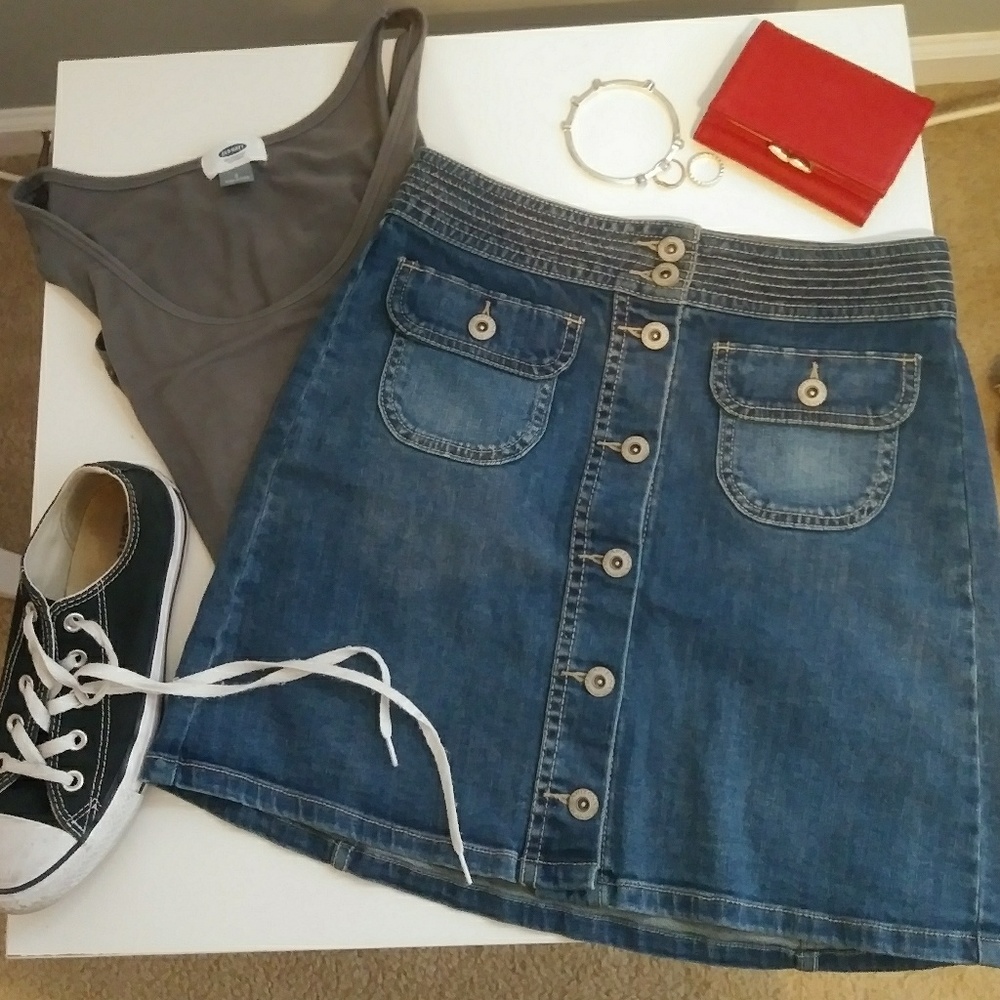 💜Denim Skirt