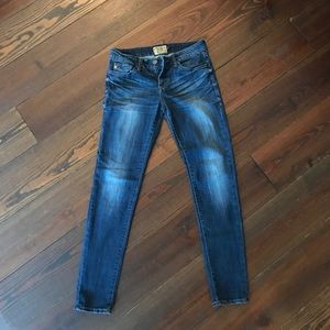 Dark wash dear John skinny jeans