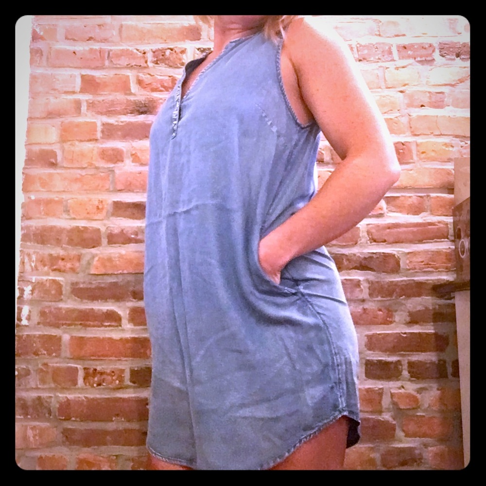 Gap Tencel Denim Dress with Pockets - Sz Medium