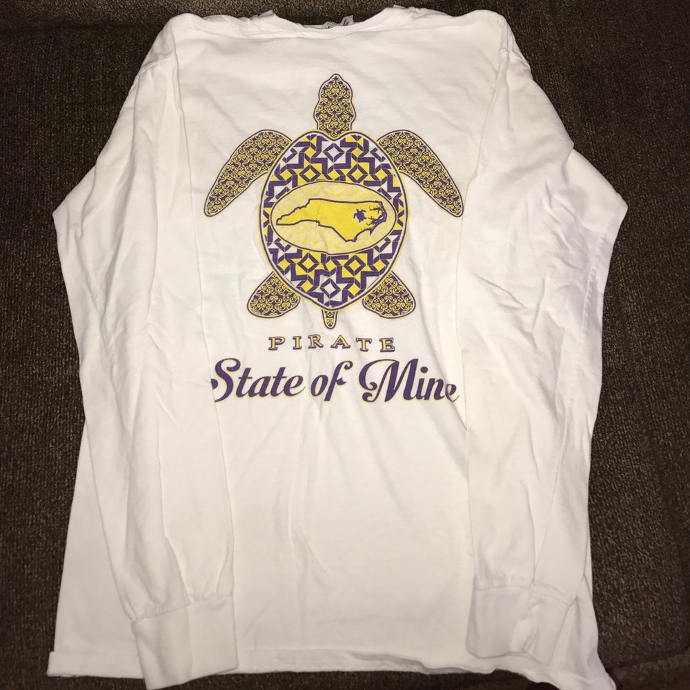 Long sleeve east Carolina tee