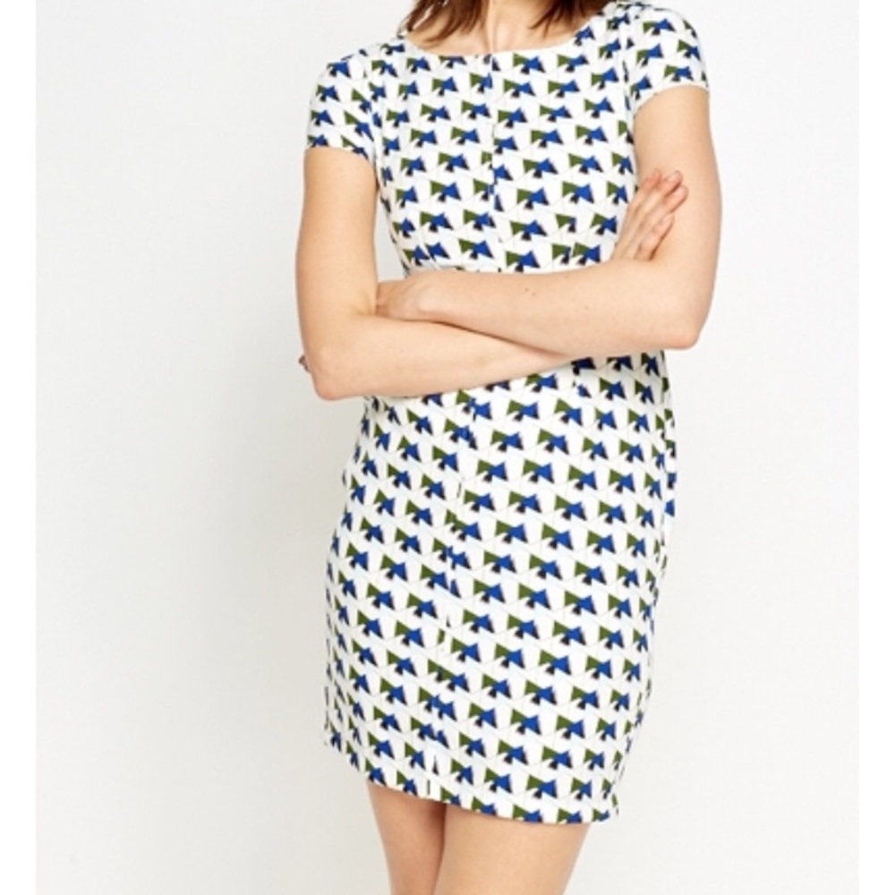 Geo print dress size small