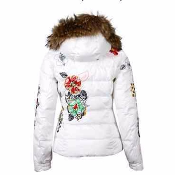 bogner embroidered ski jacket