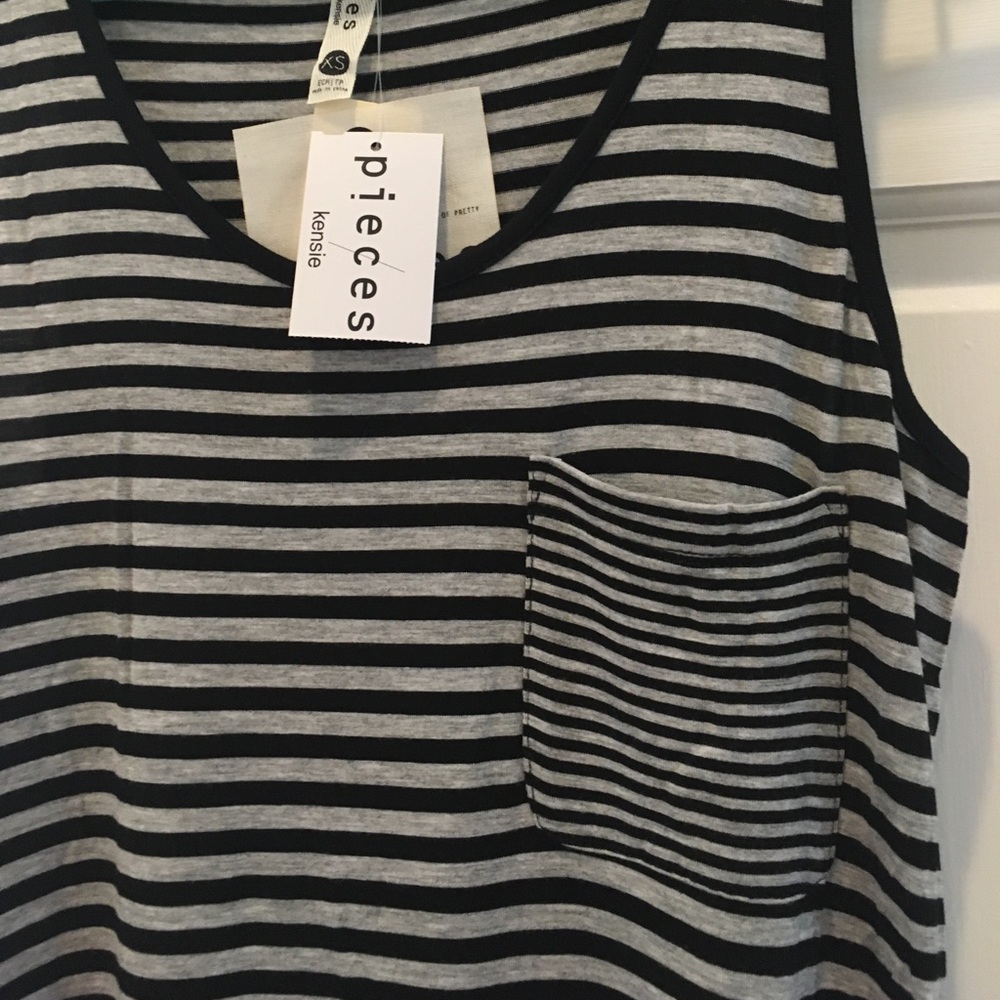 NWT Kensie Striped Maxi Dress - Picture 2 of 6
