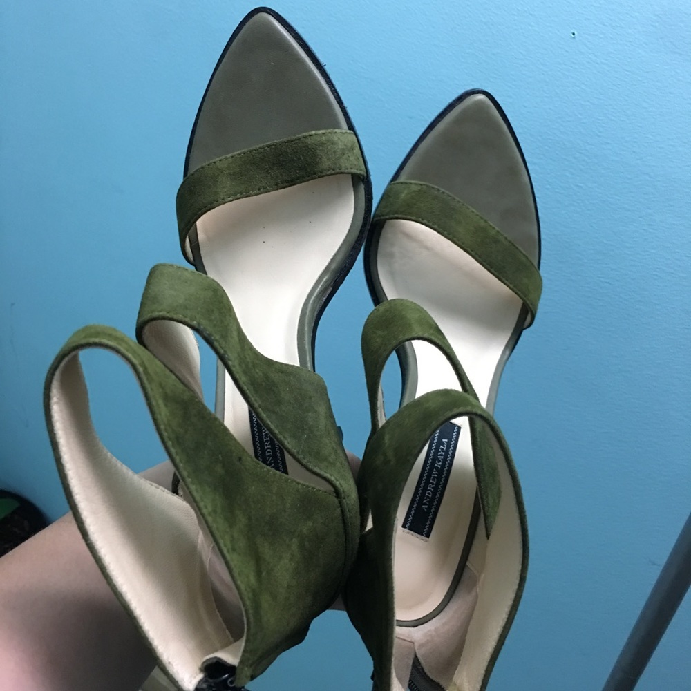 Olive Green Brand New High Heels