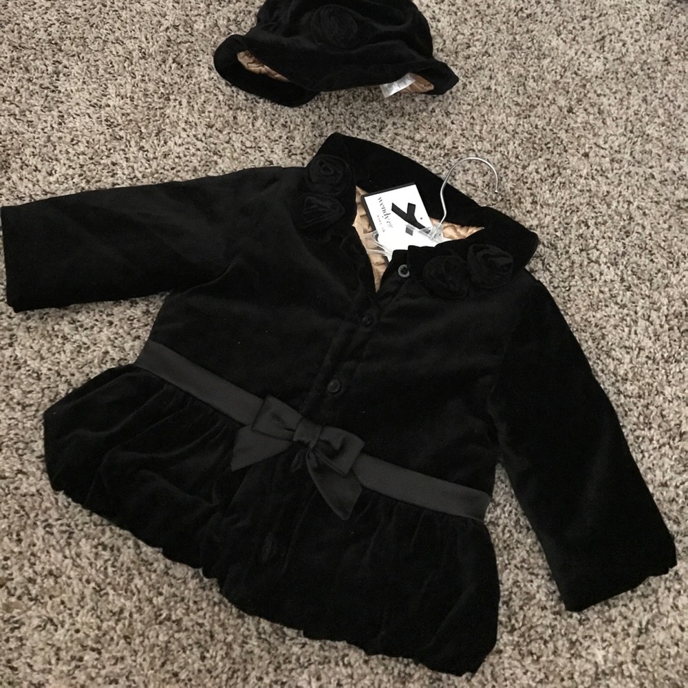 Infant jacket and hat new