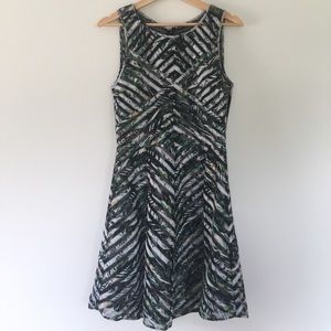 Tropical Print Dress