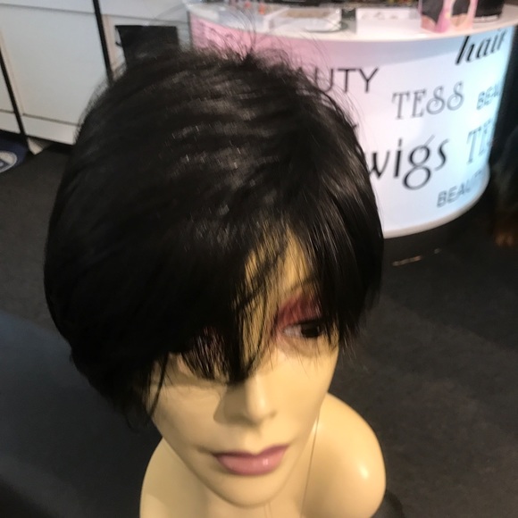 Black Angle Cut Bob HairuWear Quality 2020 main image 6