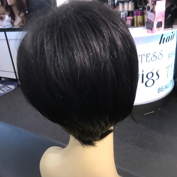 Black Angle Cut Bob HairuWear Quality 2020 main image 5
