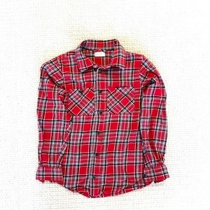 Hanna Andersson plaid flannel shirt