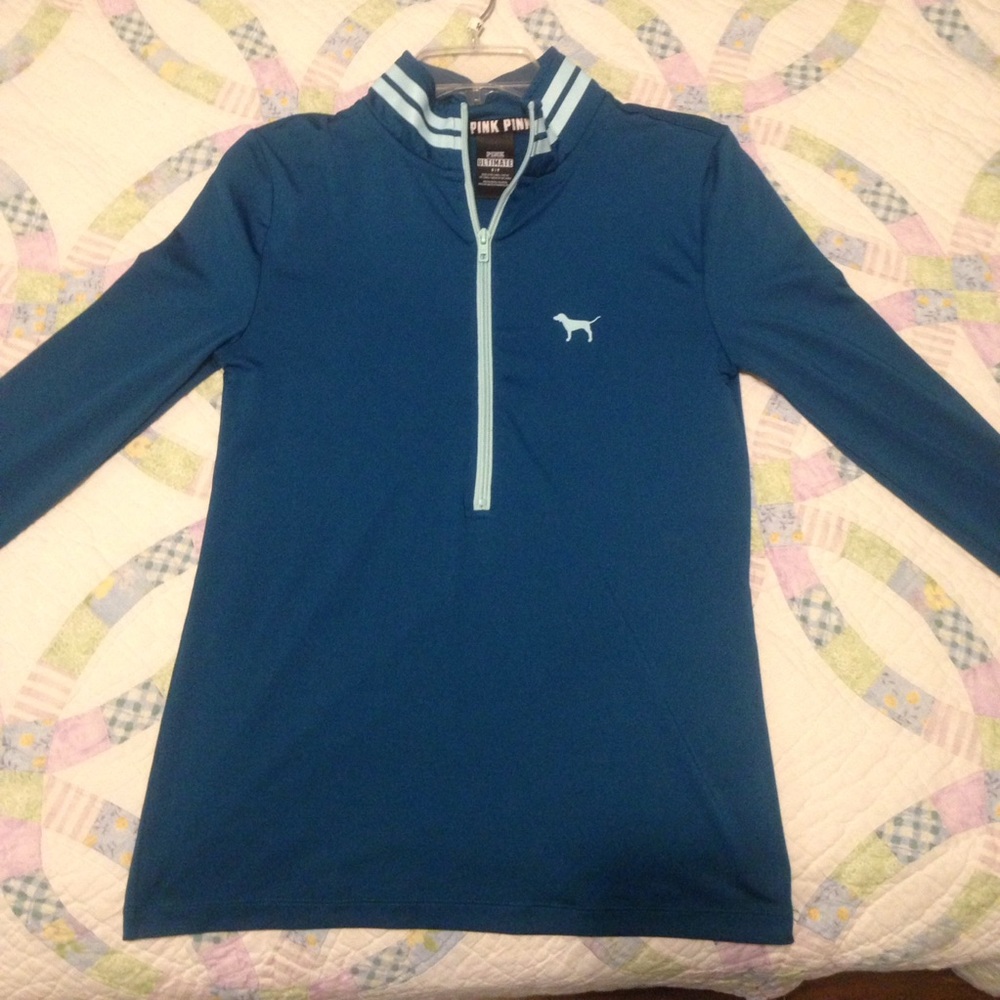 Teal ultimate half zip