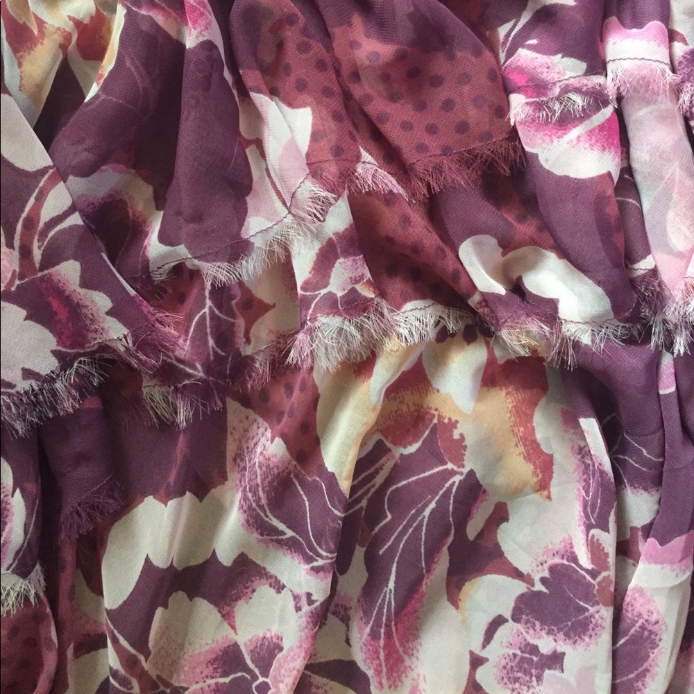 🔻SALE 🔻 Free people lace chiffon floral dress - Picture 6 of 7