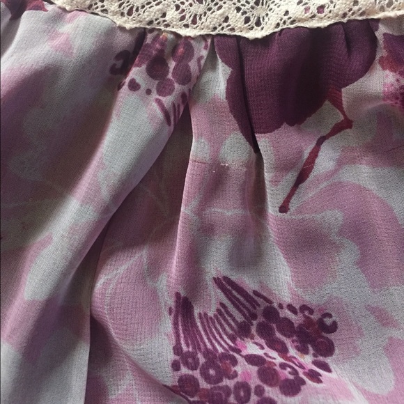 🔻SALE 🔻 Free people lace chiffon floral dress - Picture 5 of 7