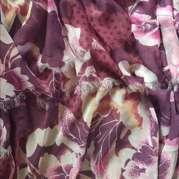 🔻SALE 🔻 Free people lace chiffon floral dress - Picture 6 of 7