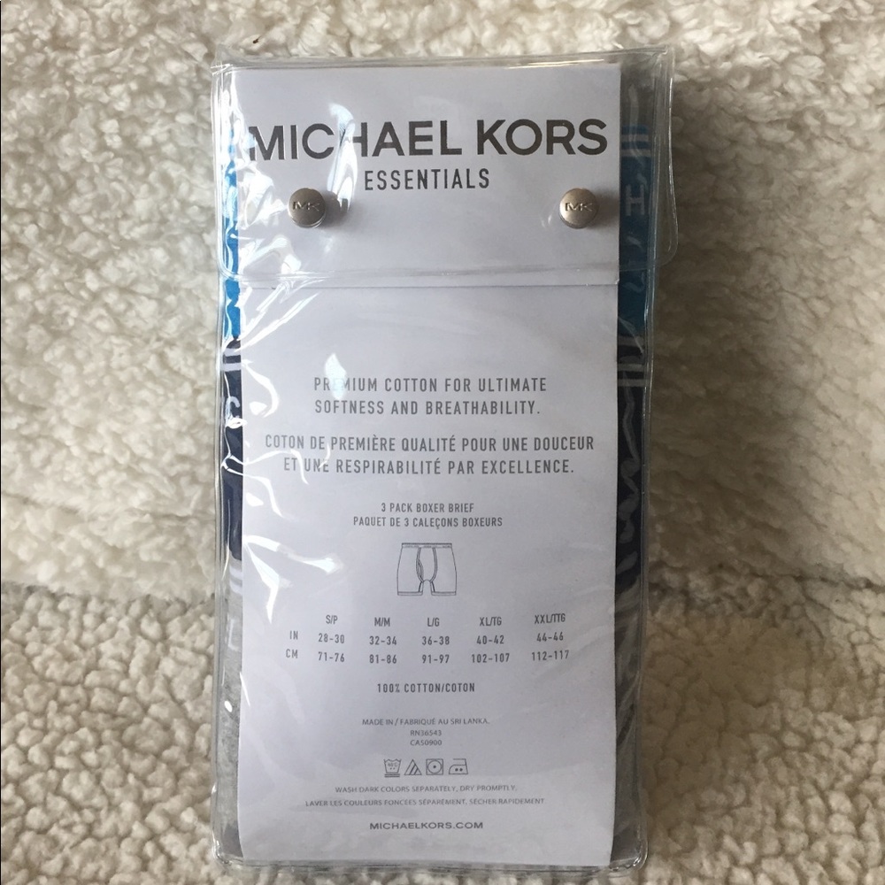 💪NWT! MICHAEL KORS 3-PACK BOXER BRIEFS - Picture 3 of 5