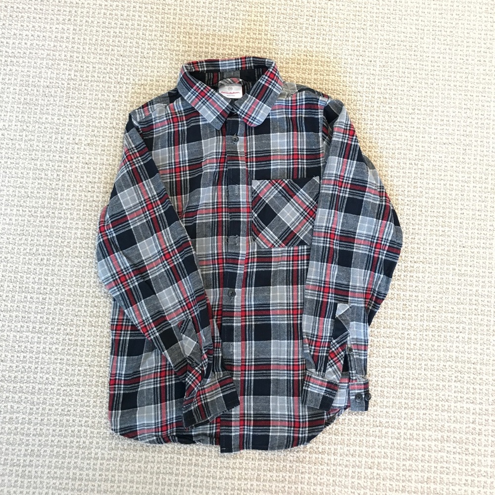Hanna Andersson plaid flannel shirt