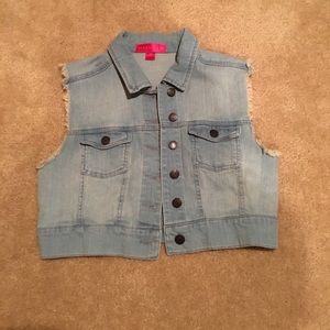 denim vest