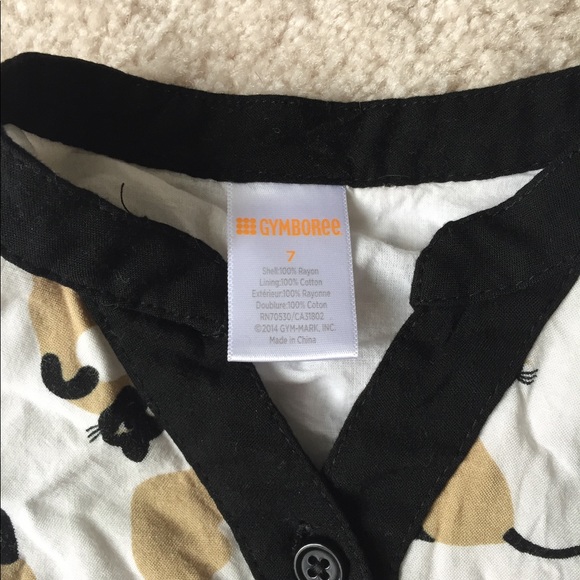 📦SOLD📦 Gymboree Siamese cat top shirt cardigan - Picture 3 of 4