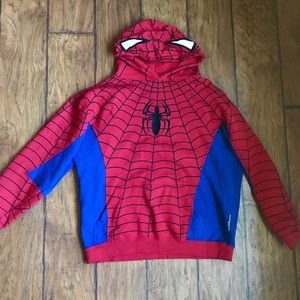 Marvel SpiderMan cosplay costume hoodie