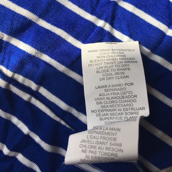 NWT Kensie Blue Striped Maxi Dress - Picture 5 of 5