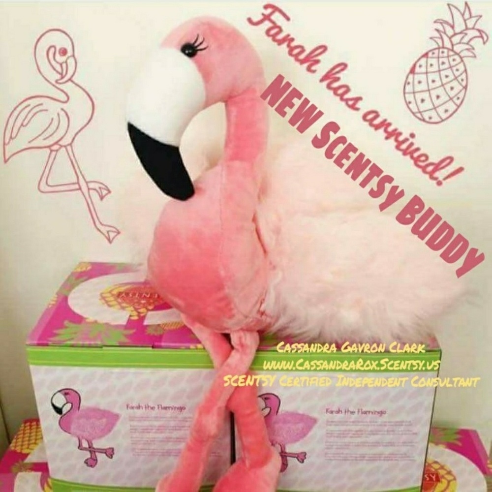 Stuffed animal,  plush animal comes w/scented pak!