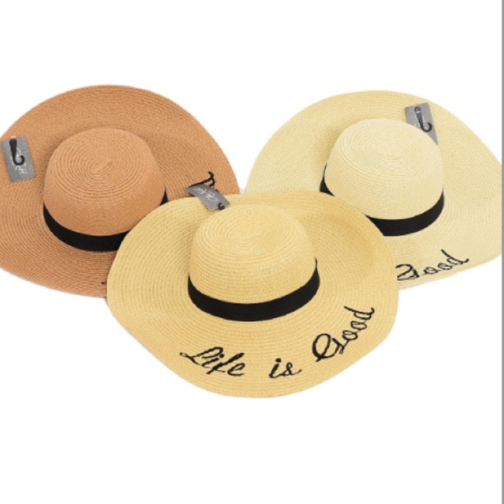 Life is good sun hat - Picture 2 of 5