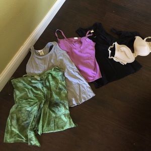 Bundle of maternity tank tops