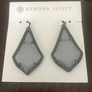 Kendra Scott Slate Alex Earrings