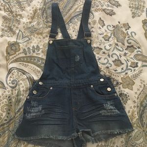 Overall Shorts