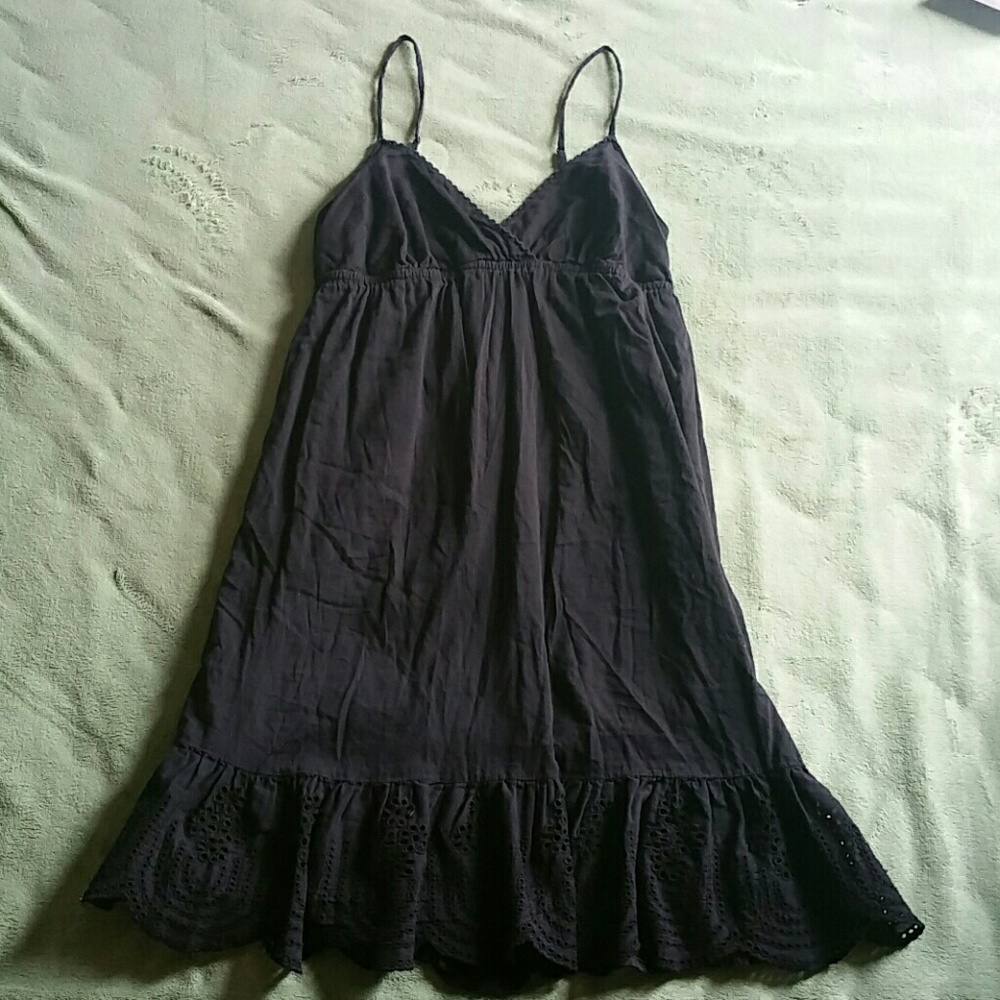 Black cotton Babydoll dress