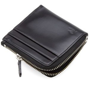 IL Bussetto Black Zip Wallet