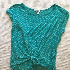 Turquoise patterned Aeropostale t-shirt
