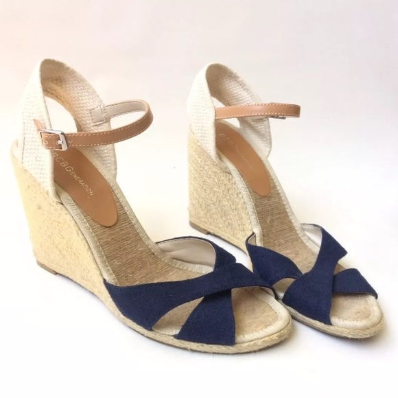 BCBG Generation Boho Wedge Heels - Picture 1 of 7