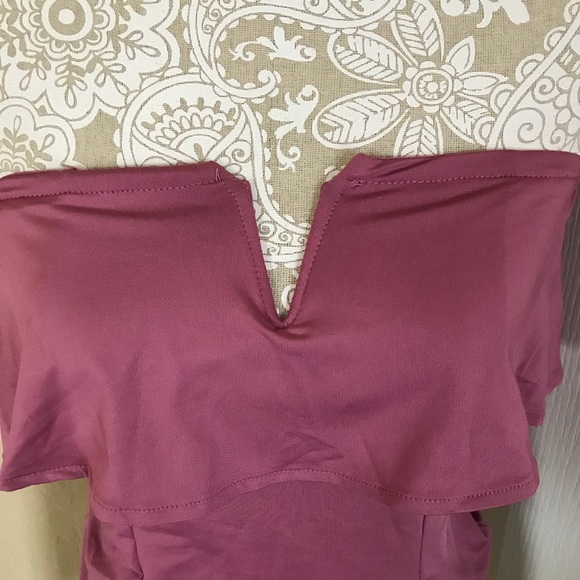 🔥 FINAL PRICE DROP🔥 Off the Shoulders Ruffle Top - Picture 3 of 5