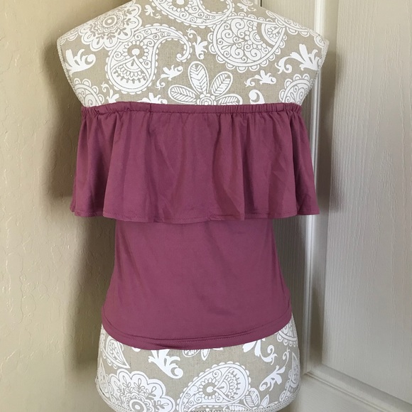 🔥 FINAL PRICE DROP🔥 Off the Shoulders Ruffle Top - Picture 4 of 5