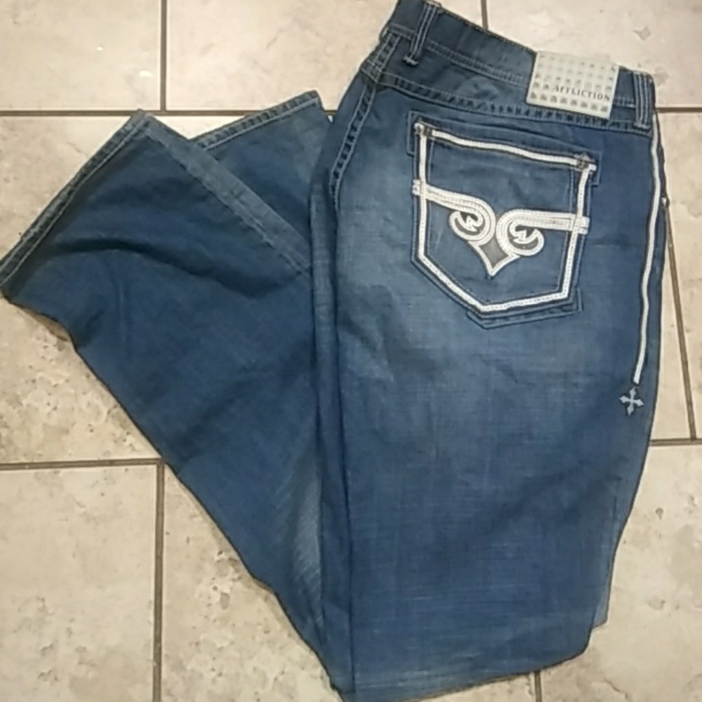 Affliction mens jeans sz 40