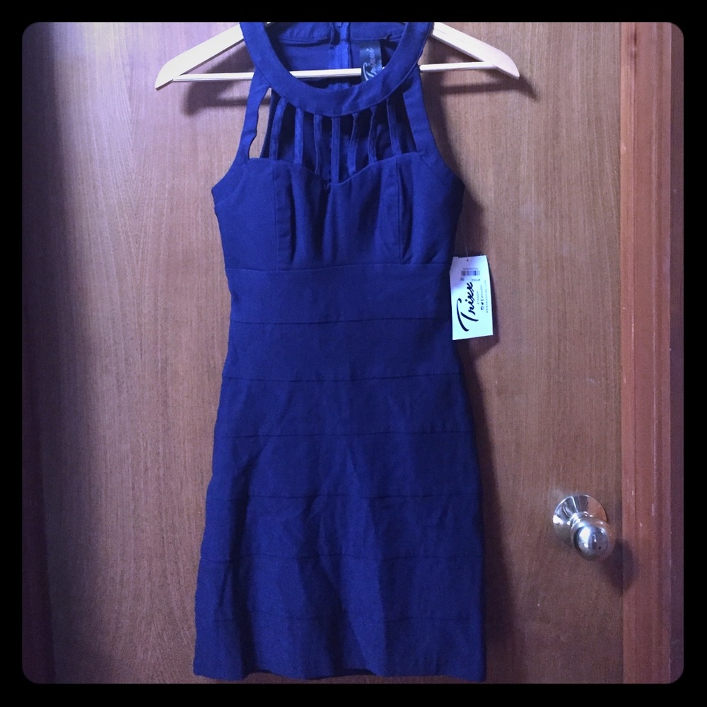 Navy blue dress