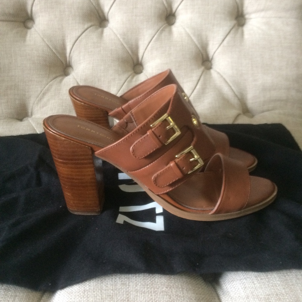Tommy hilfiger leather banded sandals block