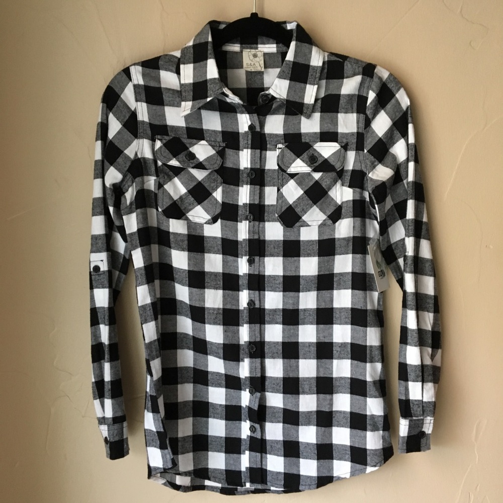 Black & White Flannel