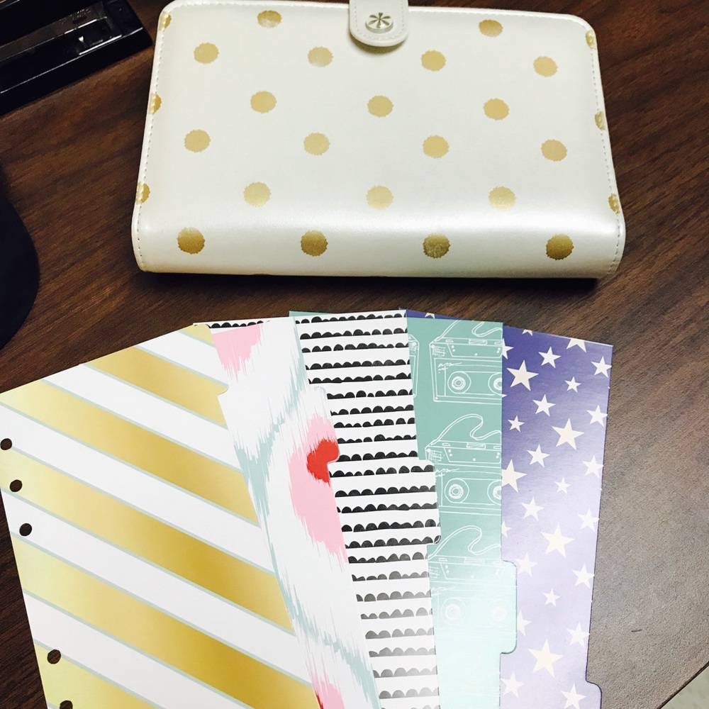 Personal Planner Gold Dot