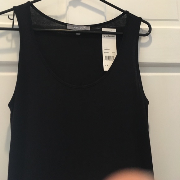 NWT NY Collection Black Lace Maxi Dress - Picture 3 of 5