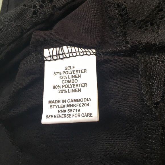 NWT NY Collection Black Lace Maxi Dress - Picture 4 of 5