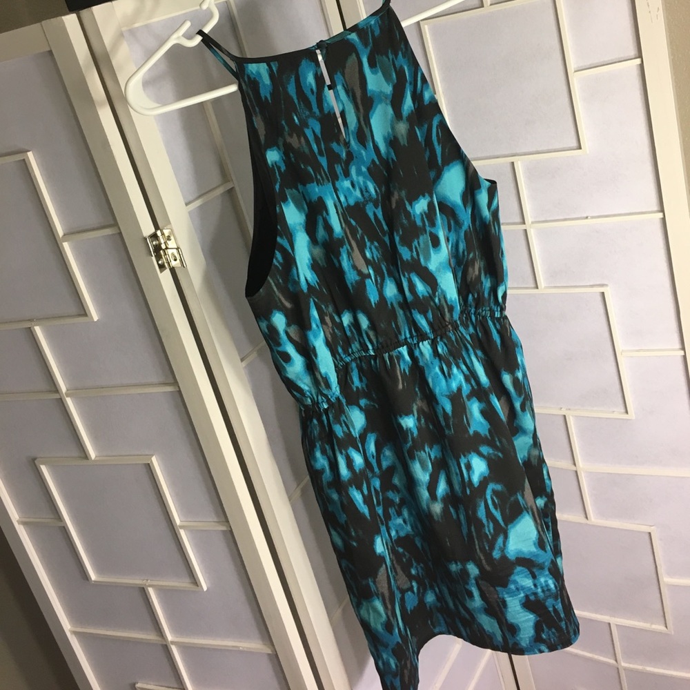 Teal silver and black dress. - Picture 5 of 5
