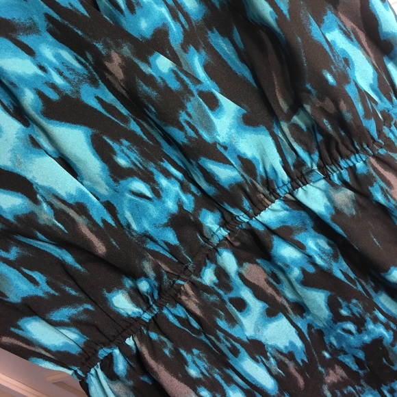 Teal silver and black dress. - Picture 4 of 5